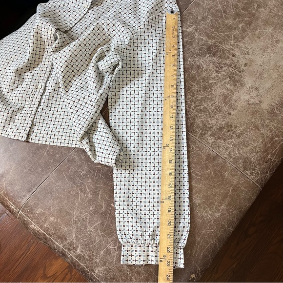 Vintage Inner Vision Blouse Womens 14 Long Sleeve Button Shirt Hippie Boho 70s - Picture 8 of 8